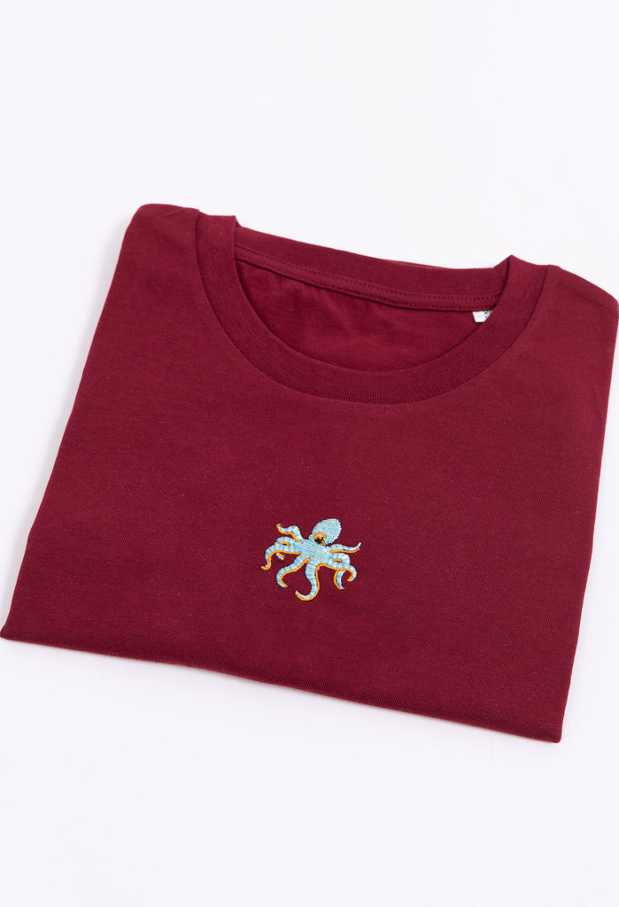 octopus unisex t-shirt - size xsmall Big Wild Thought