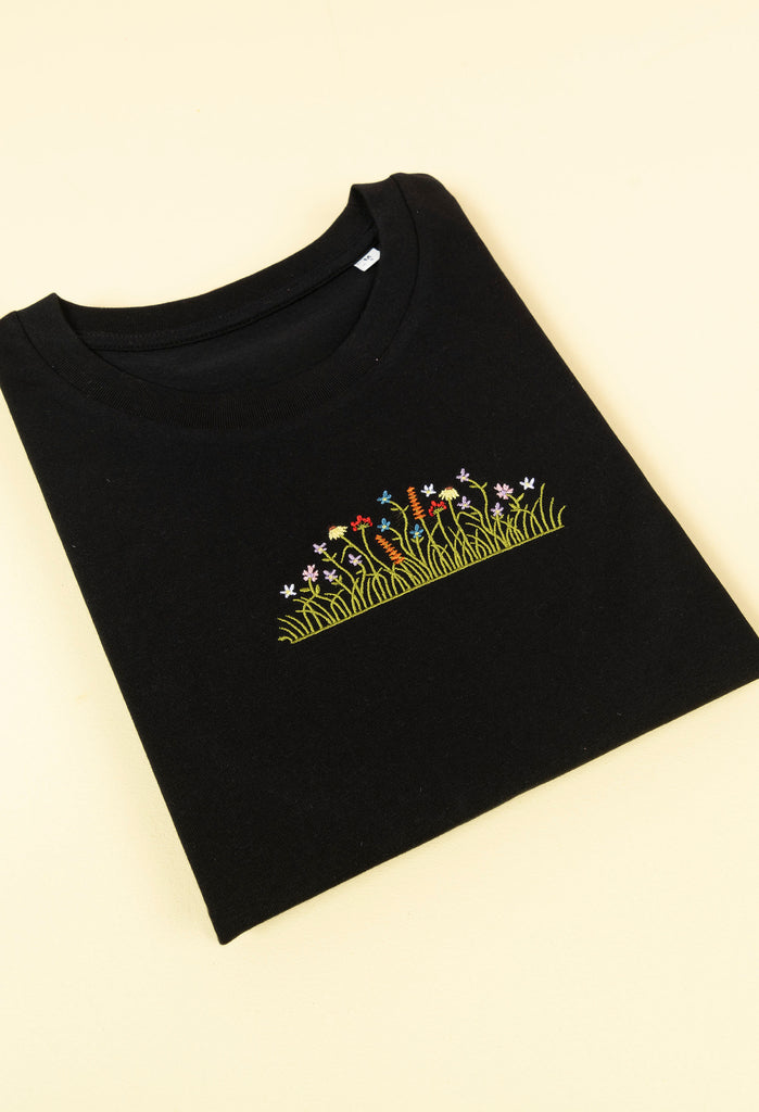 wildflower meadow unisex t-shirt Big Wild Thought